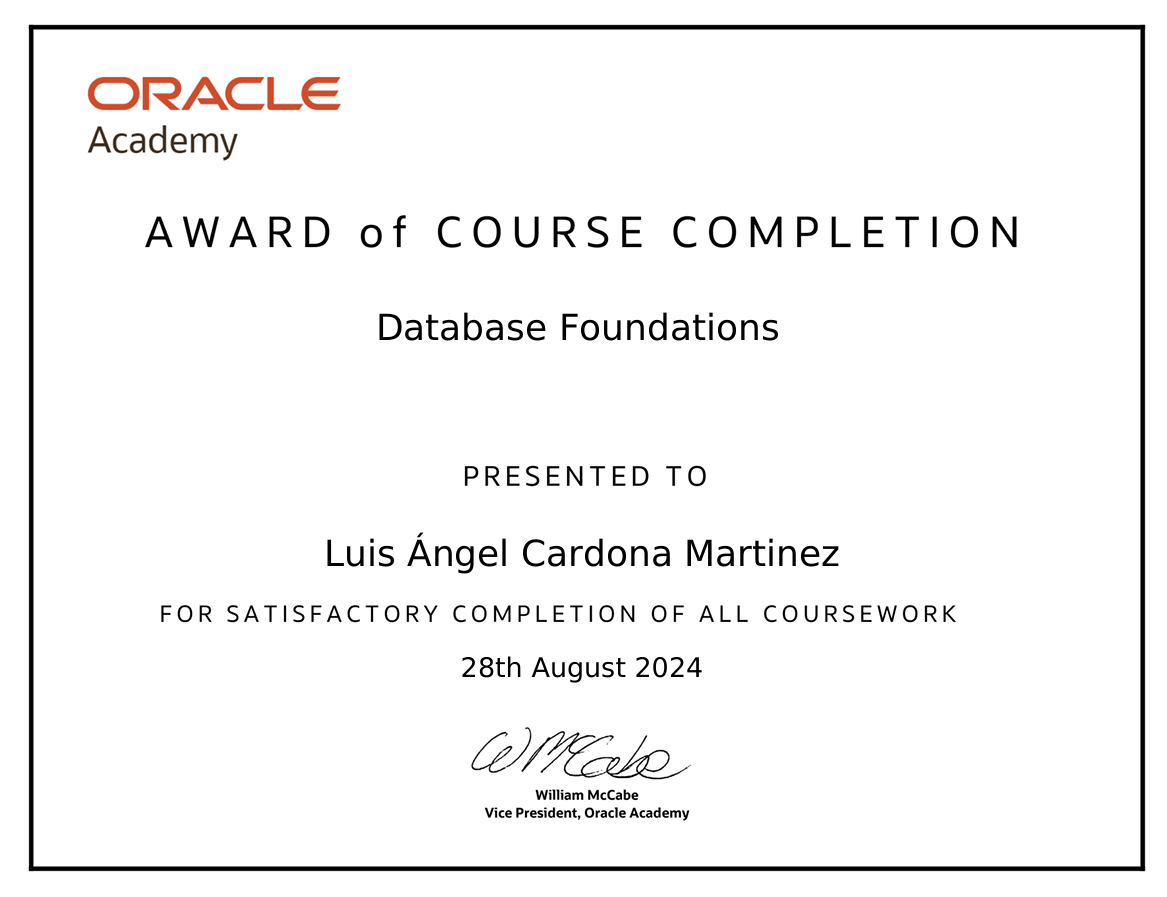 Database Foundations