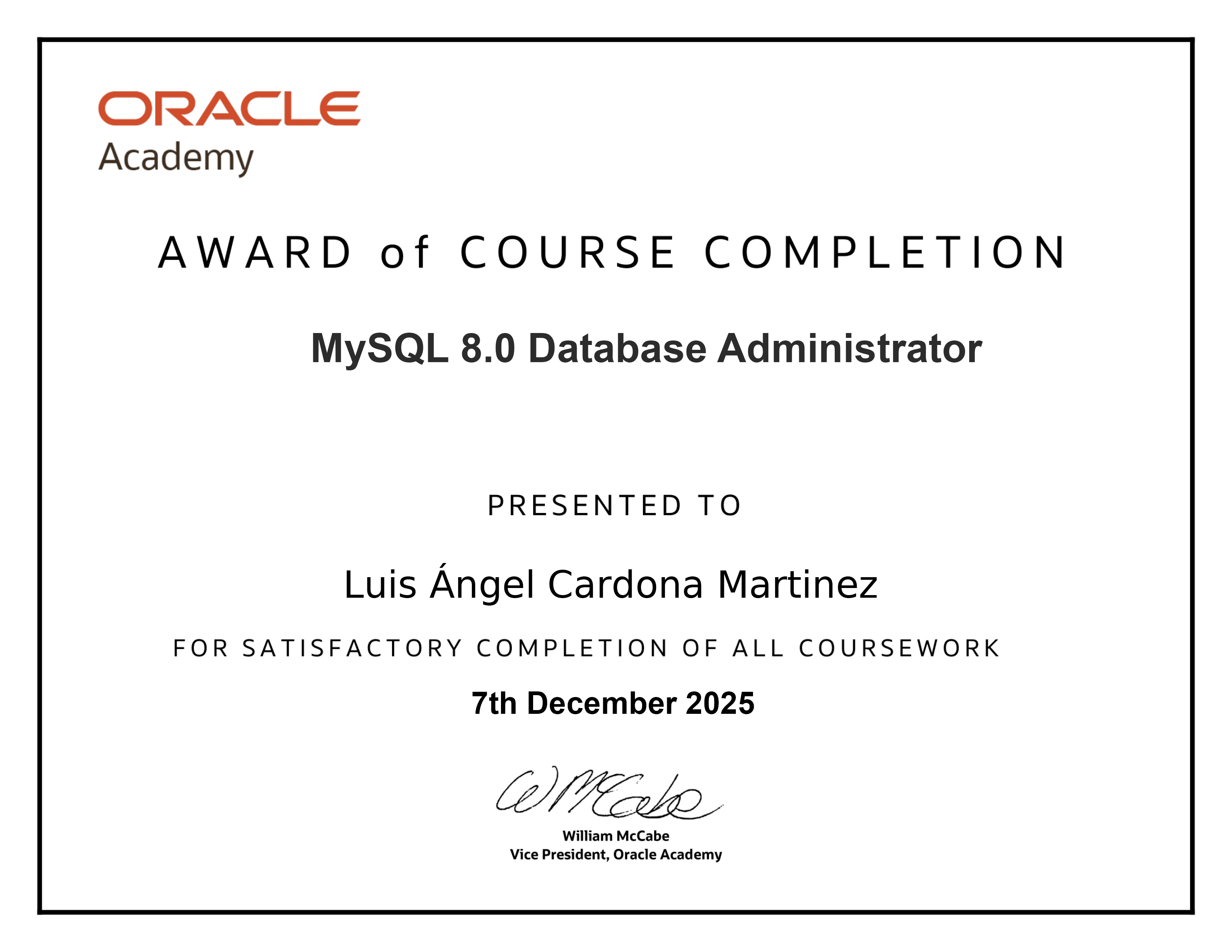 Database Administrator (DBA)